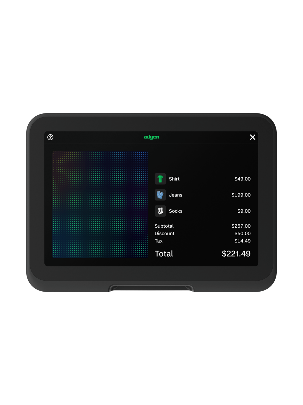 Adyen SFO1 — Stationär premium